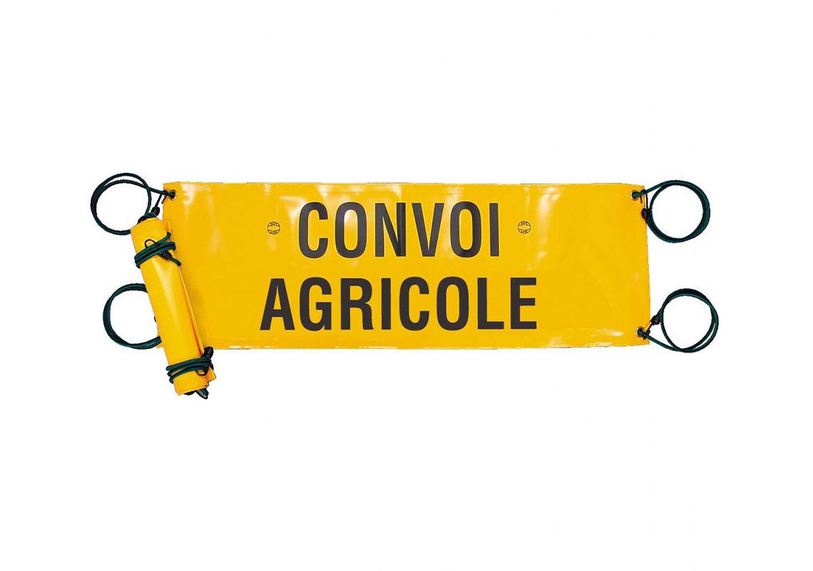 GELBER PLANE LANDWIRTSCHAFTSKONVOI 1200x400mm